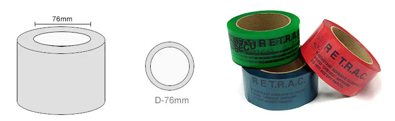 specification of Tamper tape 